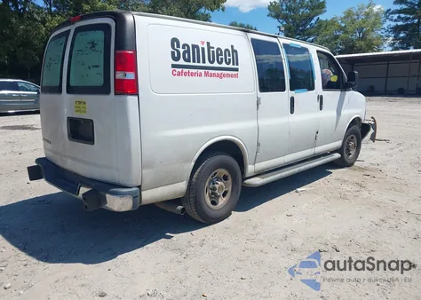 2020 Chevrolet Express G2500 Rwd 2500 Regular Wheelbase Wt из США, поврежденный, VIN 1GCWGAFG8L1213955